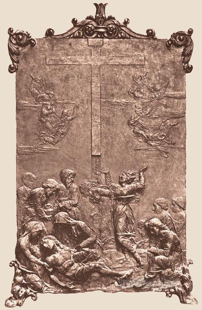十字架からの証言 シエナ フランチェスコ・ディ・ジョルジョ油絵
